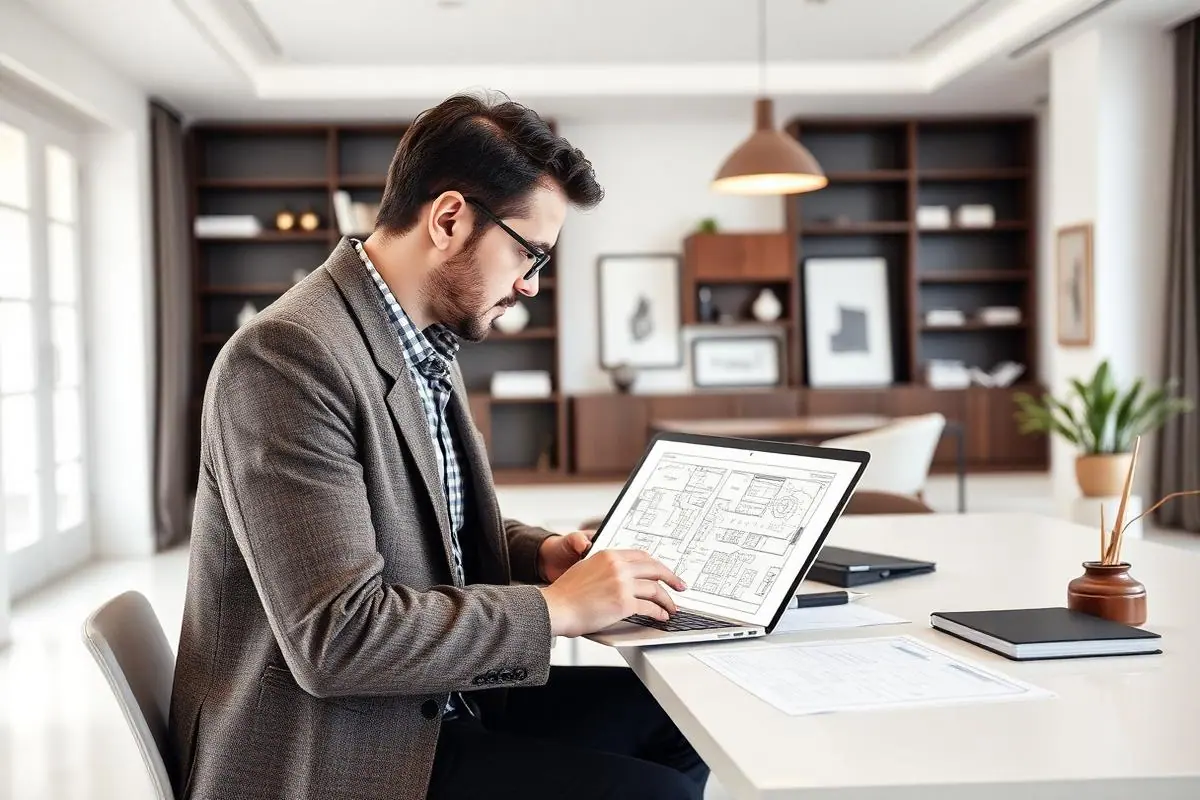 Architetto al lavoro: professionista qualificato per interventi in tutta Italia