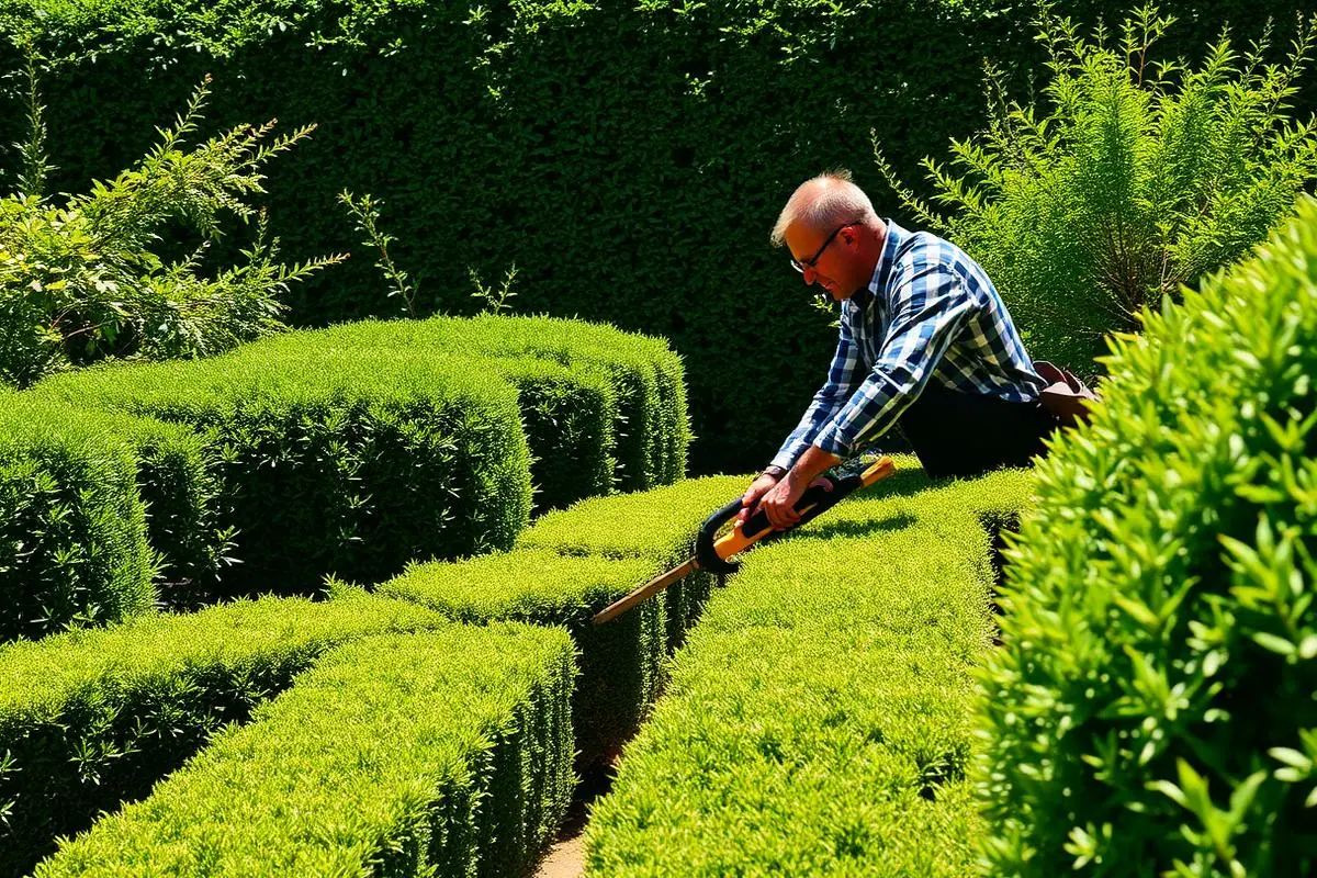 Giardiniere al lavoro: professionista qualificato per interventi in tutta Italia